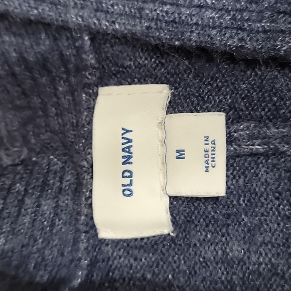 Old Navy Size M Open Cardigan Sweater Dusty Blue Color, Excellent Used Condition - Picture 10 of 11